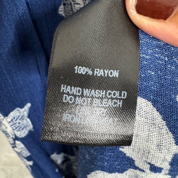 Lulus Heart of Marigold Navy Blue floral print wrap maxi dress women's M boho - Picture 8 of 10